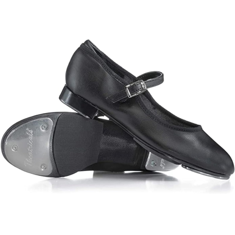 Theatricals Girls Slide Buckle Tap Shoes size 12.5